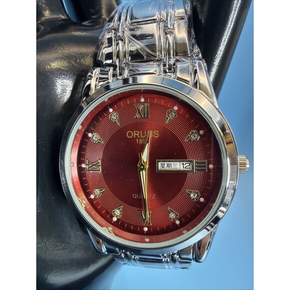 Other - ORUSS Quartz Men's Watch Day/Date New In Box
